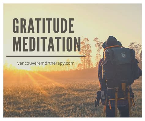 Gratitude Meditation - Vancouver EMDR Therapy, PLLC