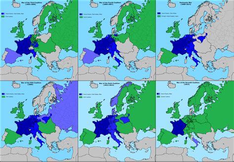 Belligerents of the Napoleonic Wars. [4784x3312] [OC] : r/MapPorn