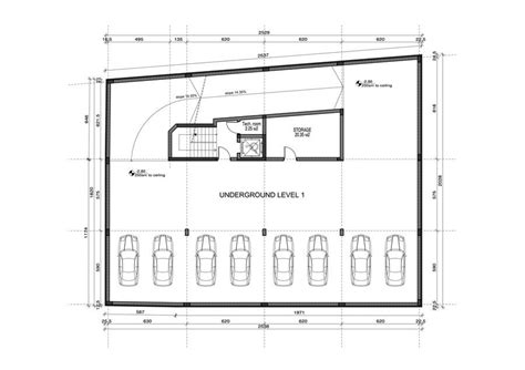 25 Basement Remodeling Ideas & Inspiration: Basement Parking Plan With ...