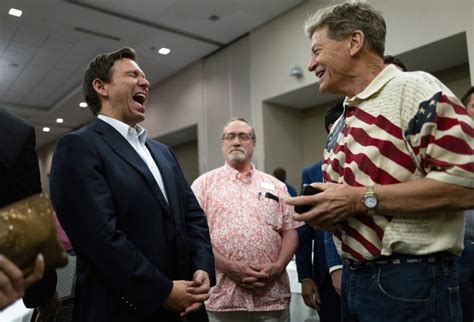 Video of Ron DeSantis Roaring With Laughter Sparks Avalanche of Jokes