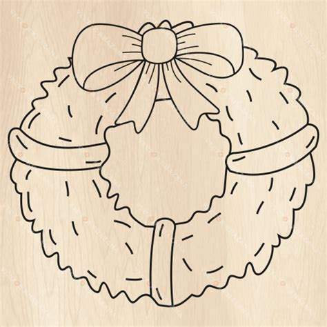 Christmas Wreath SVG | Christmas Ornament PNG