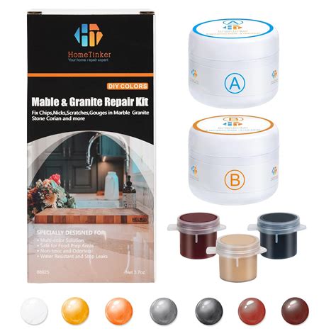 Granite Repair Kit & Marble Repair Kit (Color Match), Quartz Countertop Repair Kit, Granite ...