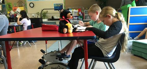 Kinesthetic Learning: Desk Cycles in the Classroom - An inspiring Healthy Schools Story