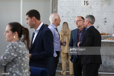 Guests mingle during the 2023 United Cup Official Draw at... News Photo ...