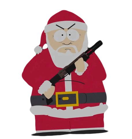 Gun Point Santa Claus Sticker - Gun Point Santa Claus South Park - Discover & Share GIFs