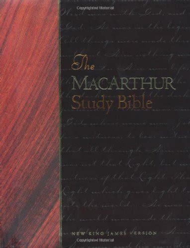 The Macarthur Study Bible NKJV Version by John MacArthur