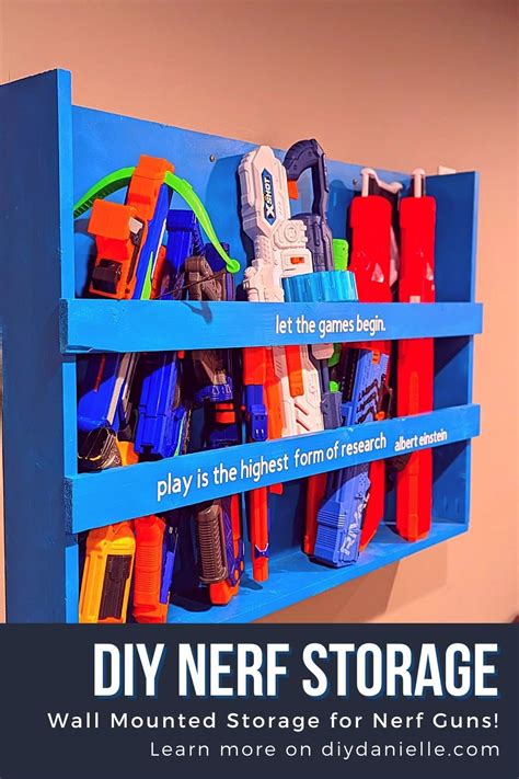 Nerf Gun Storage, Storage Rack, Pegboard Storage, Boy Room, Kids Room ...