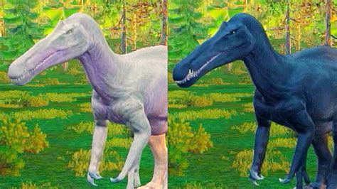 Suchomimus Albino to Melanistic | Timelapse | (Path of Titans Mobile) - YouTube