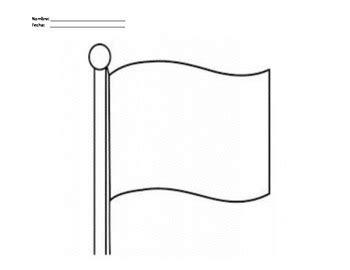 Flag Template Worksheet by Mr Maestro | TPT