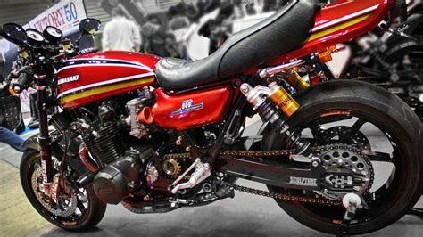 Kawasaki Z1 Custom Bike by SANCTUARY Red Eagle - YouTube