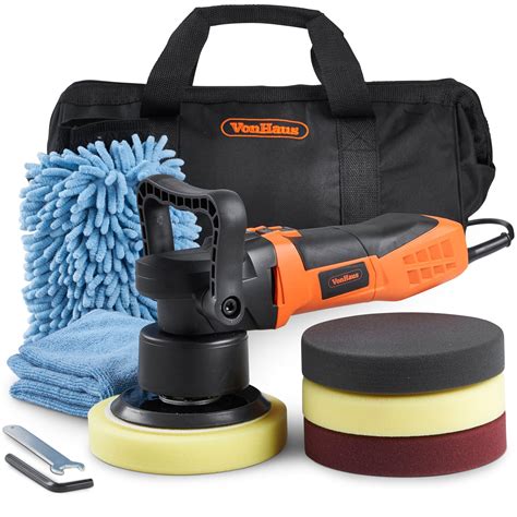 Buy VonHaus Dual Action Polisher Kit, Random Orbit Polishing Machine ...