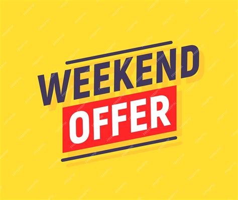 Premium Vector | Weekend offer sale background banner promo Special new ...