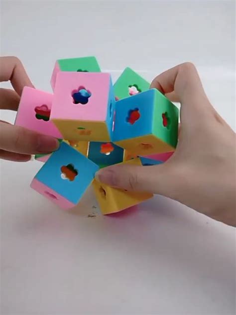 3D three-dimensional Rubik's Cube toy children's assembly block Rubik's Cube shape | Lazada PH