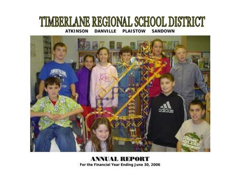 2006 Annual Report - Timberlane Regional School District