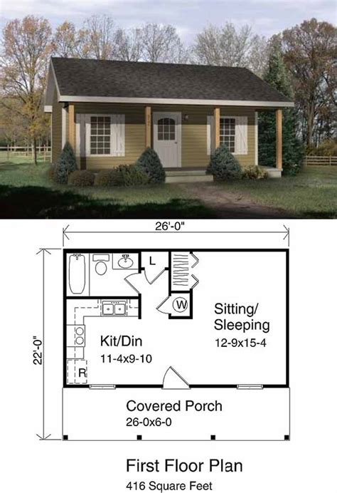 27 Adorable Free Tiny House Floor Plans - Craft-Mart