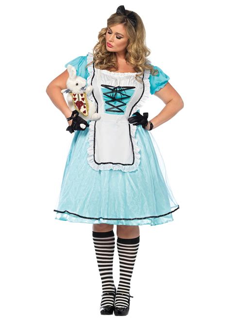 ALICE AU PAYS DES MERVEILLES - COSTUME D'ALICE (ADULTE) / TAILLES FORTES