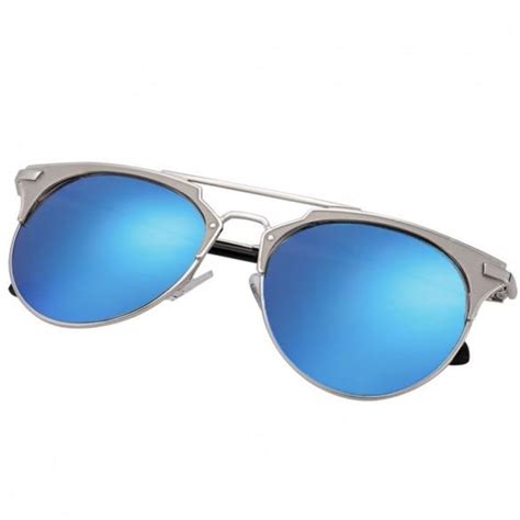 Women's European Style Metal Frame Big Lens Eyewear Shades Sunglasses – May Your Fashion