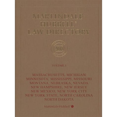 MARTINDALE HUBBELL LAW DIRECTORY 2018 - MARTINDALE HUBBELL (COR ...