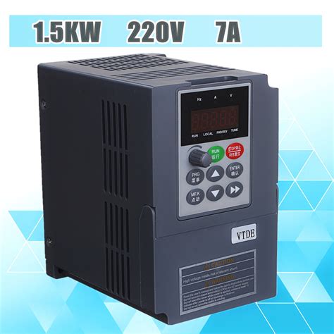 1.5KW 220V AC 7A Single Phase Variable Frequency Inverter General Purp ...