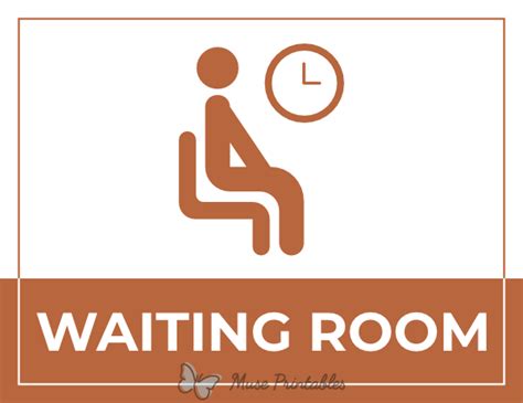 Printable Waiting Room Sign