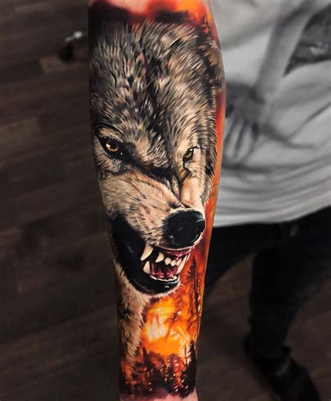 tattoo en Instagram: “ Big bad wolf от @stepanovtattoo ...