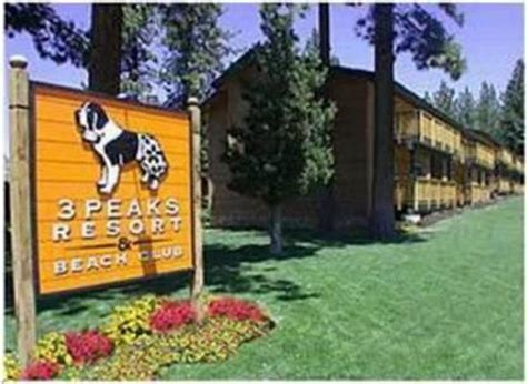 dog logo - Picture of 3 Peaks Resort & Beach Club, South Lake Tahoe - TripAdvisor