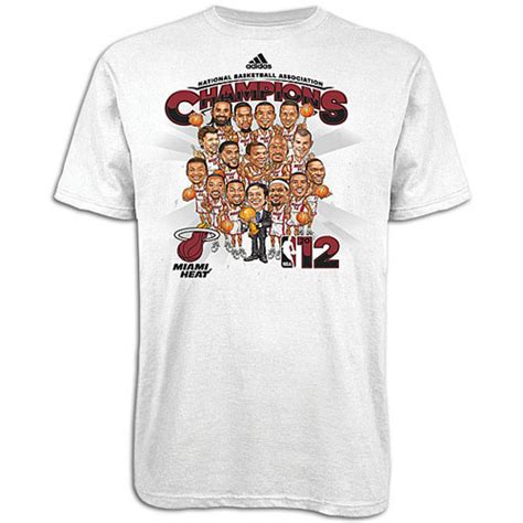 adidas Miami Heat 2012 NBA Championship Apparel - WearTesters