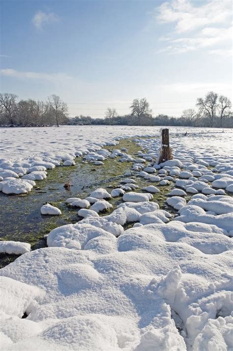 Berkshire Countryside In Winter Stock Image - Image of snow, england ...