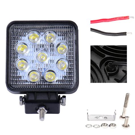 1pcs 27W LED WORK LIGHT 24V 12V Led Tractor Work Lights For Off Road 4X4 Car ATV Boat OFF ROAD ...