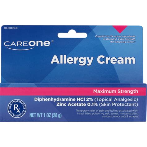 CareOne Allergy Cream 2% (1 oz) - Instacart