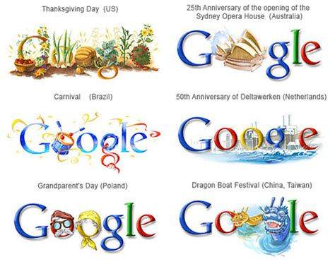 9 Google Logo Designs Images - Different Google Doodles, Cool Google Logo Designs and Google ...