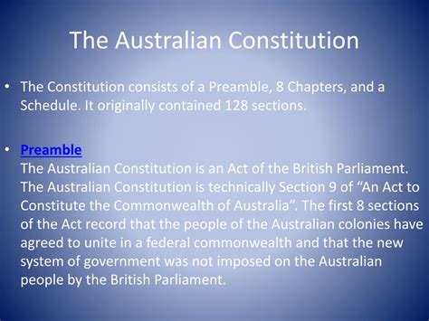 PPT - The Australian Constitution PowerPoint Presentation, free ...