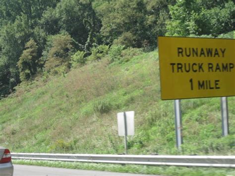 Runaway Truck Ramp | Signs | Pinterest