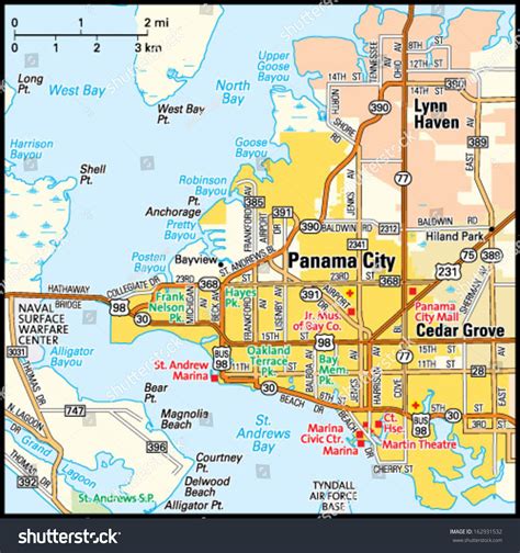 Panama City Florida Map From Springbreakfunplace 6 - Ameliabd - Panama Florida Map | Printable Maps