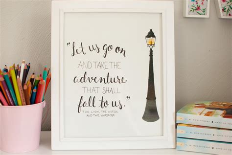 Chronicles of Narnia Quote Original 8x10 Literary Quote Wall Art ...