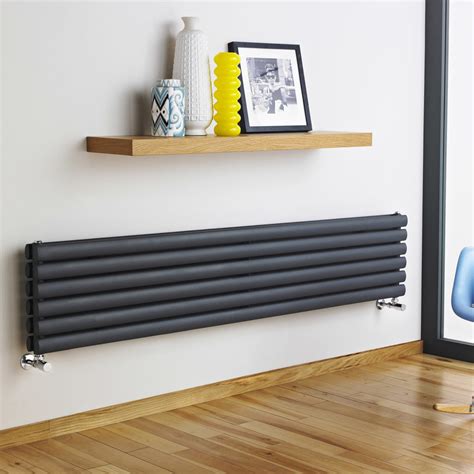 Nuie - Ricochet Horizontal Double Panel Radiator - 354 x 1750mm ...