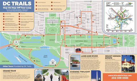 Washington Dc Tourist Map Pdf - Vector U S Map