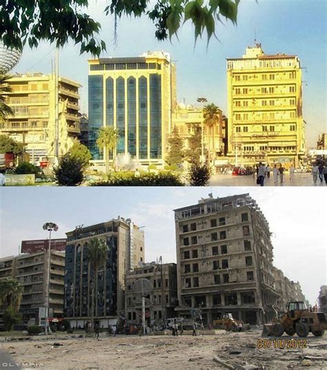 Before-and-After Photos Reveal the Destructive Effects of the War in Syria