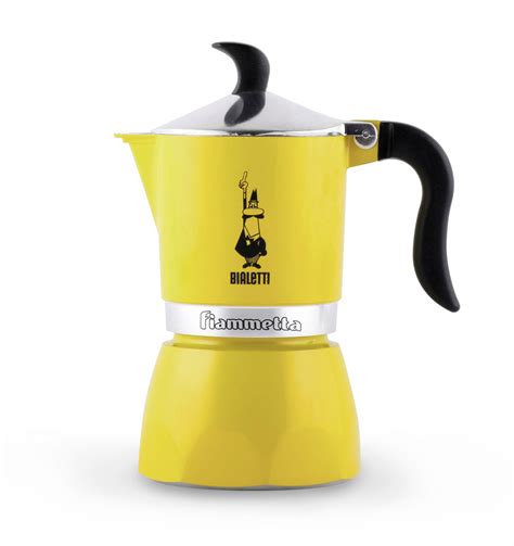 Ripley - CAFETERA ITALIANA BIALETTI FIAMMETTA 3 TAZAS AMARILLA