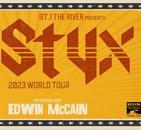 97.1 the River presents Styx: 2023 World Tour | Fox Theatre