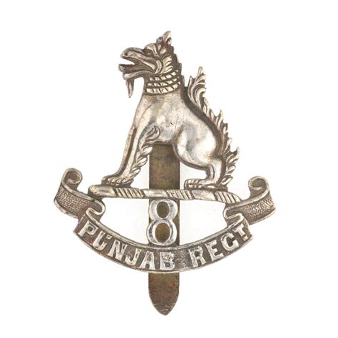 Cap badge, 8th Punjab Regiment, 1922-1947 | Online Collection ...