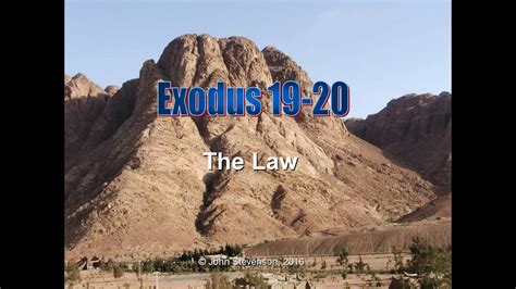 Exodus 19-20. The Law - YouTube