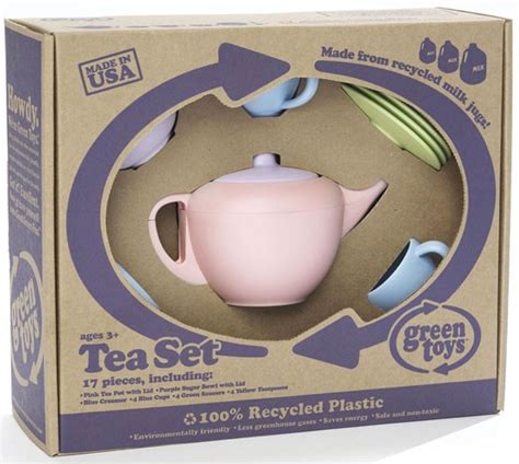 Green Toys Tea Set | A Mighty Girl