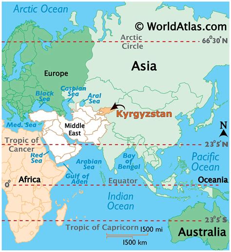 Kyrgyzstan Map / Geography of Kyrgyzstan / Map of Kyrgyzstan - Worldatlas.com