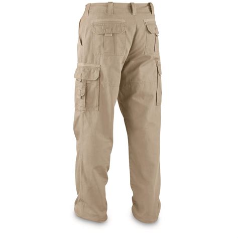 Guide Gear Men's Flannel Lined Cargo Pants - 224165, Insulated Pants, Overalls & Coveralls at ...