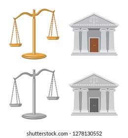 Vector Illustration Law Lawyer Sign Collection Stock Vector (Royalty Free) 1278130552 | Shutterstock