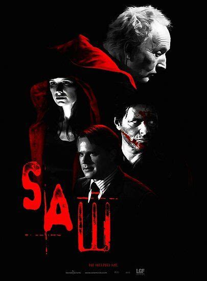 Saw Movie Poster Poster by Lukeh01 | Horror movie icons, Movie posters ...