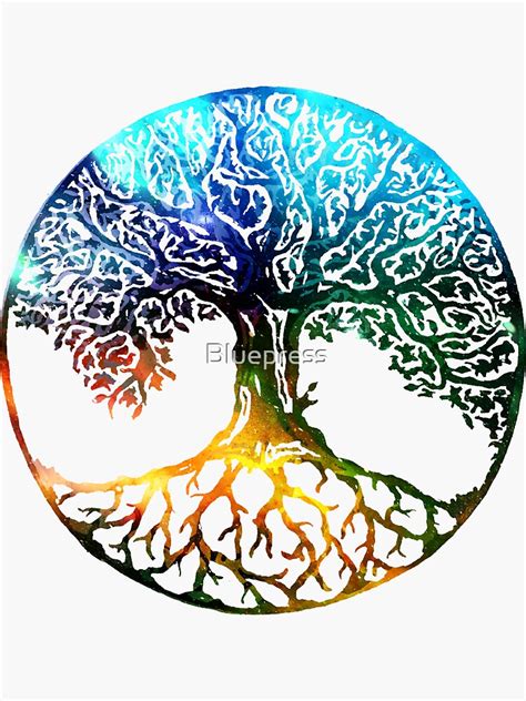 "Tree of Life Mandala" Sticker for Sale by Bluepress | Redbubble