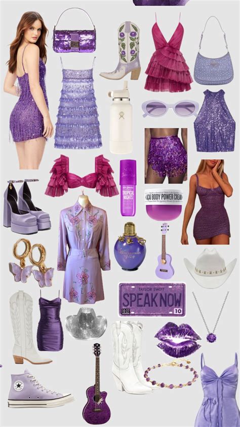 eras tour outfit inspo: speak now 💜⭐️ | Taylor swift outfits, Taylor outfits, Taylor swift tour ...