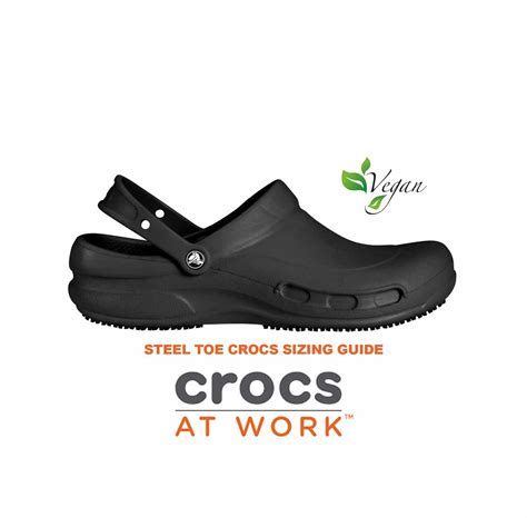 Steel Toe Crocs Size Guide for women and men